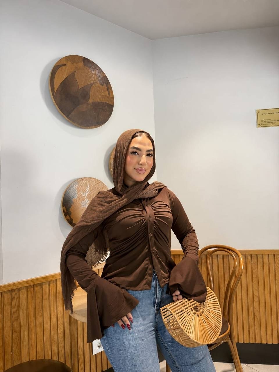 Ruffle Crop Blouse