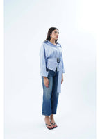 Striped Belted Shirt