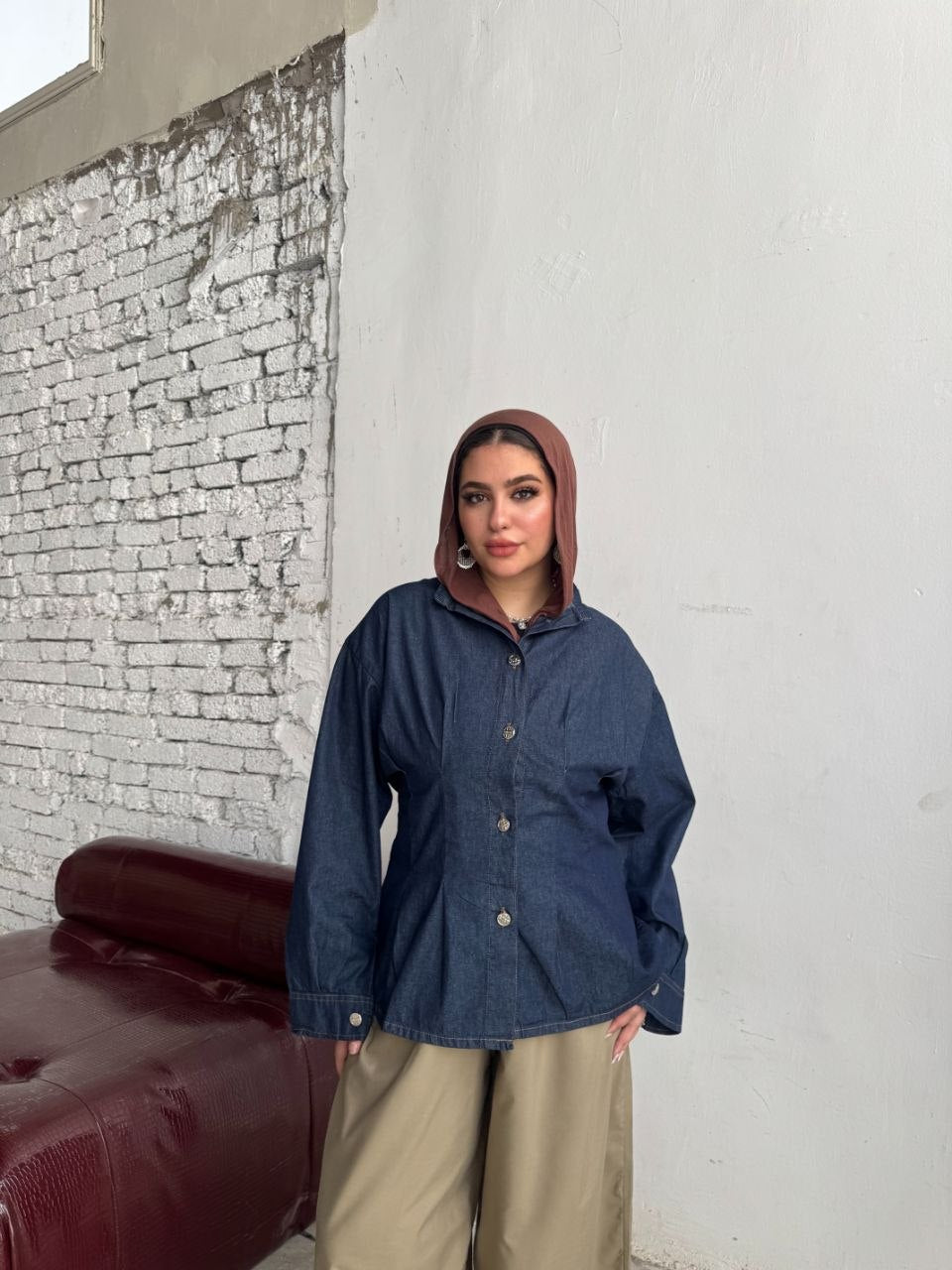 Corset Denim Shirt