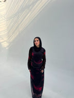 Floral Tulle Maxi Dress