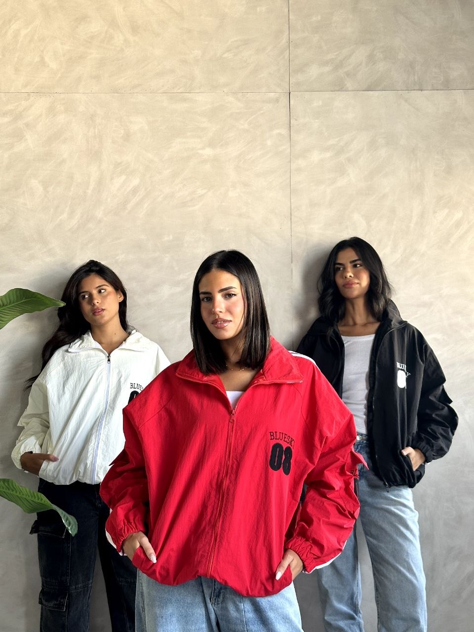 Oversized Graphic Track Jacket