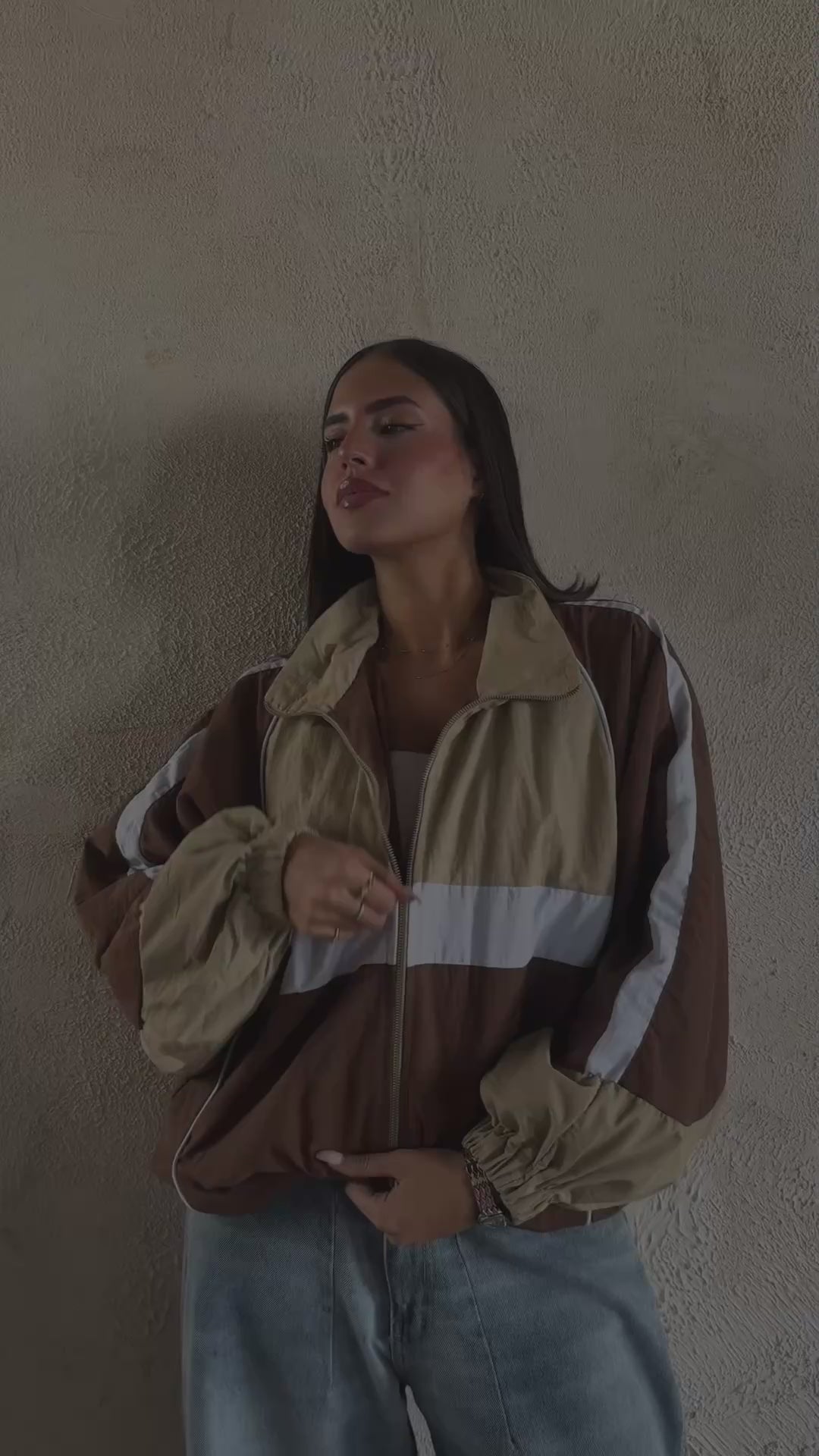 Retro Colorblock Track Jacket