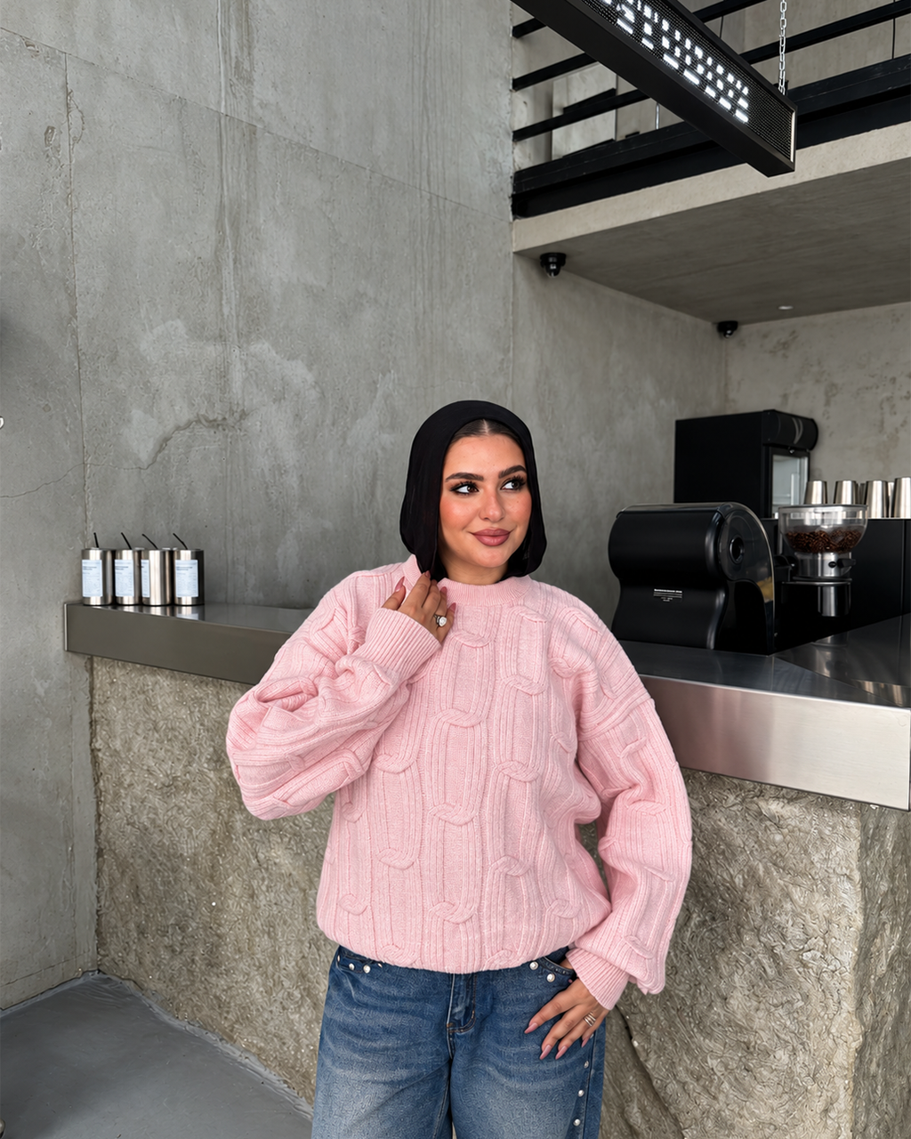 Cable-Knit Sweater