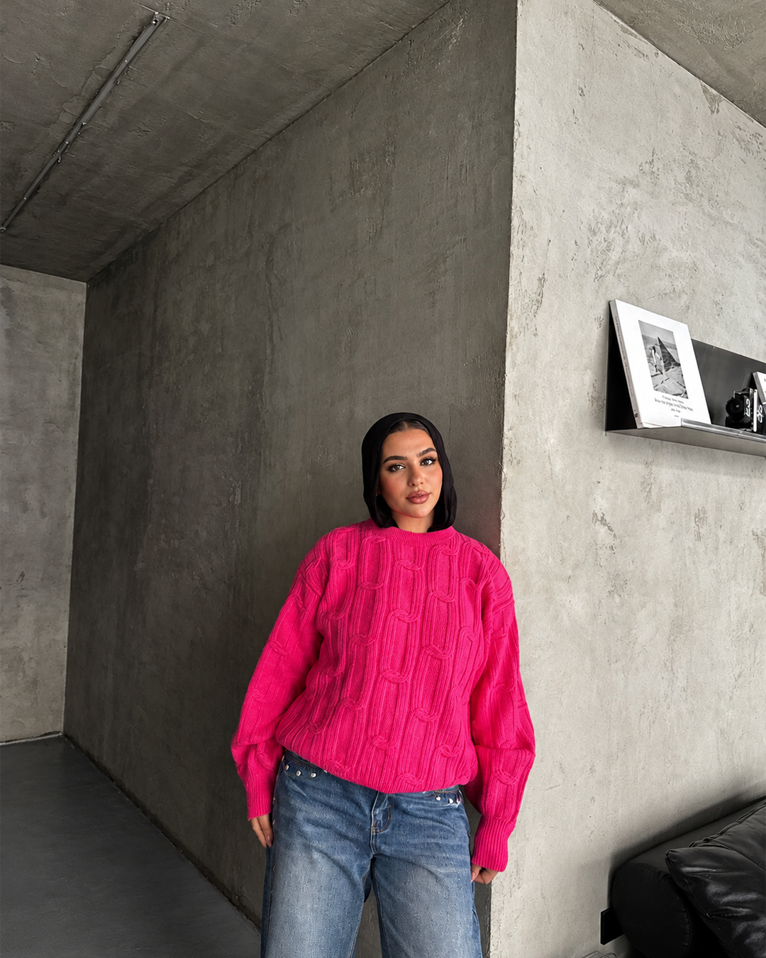 Cable-Knit Sweater