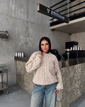 Cable-Knit Sweater