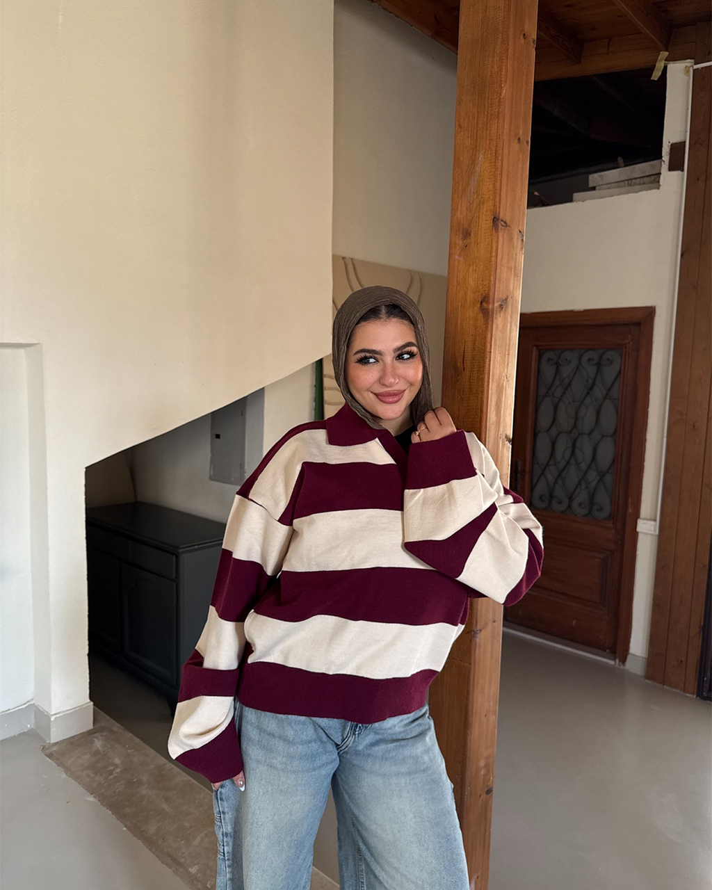 Striped Rugby Sweater