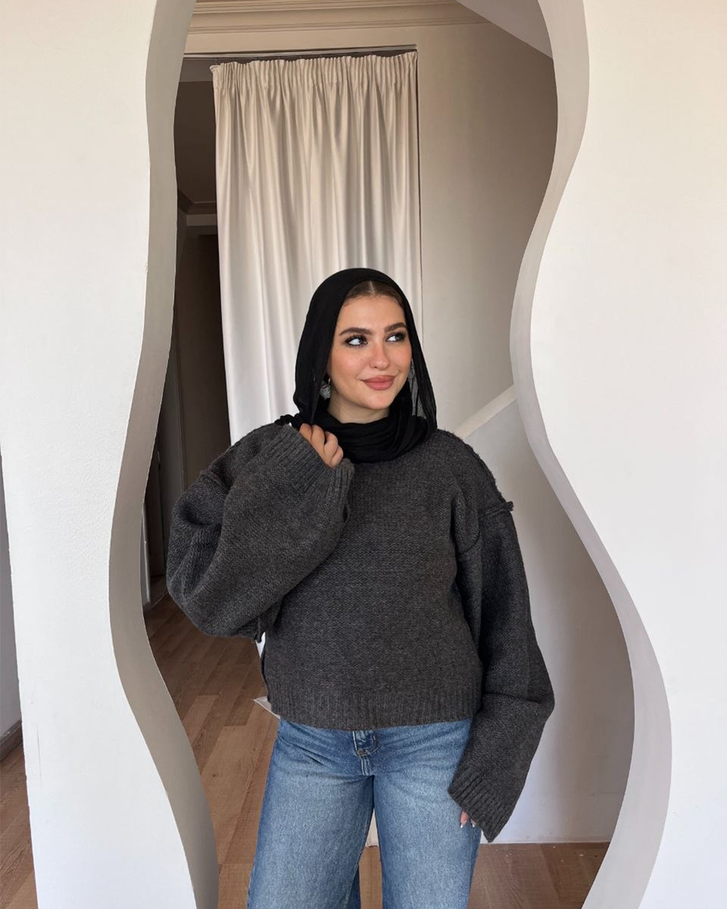 Reversible Knit Sweater