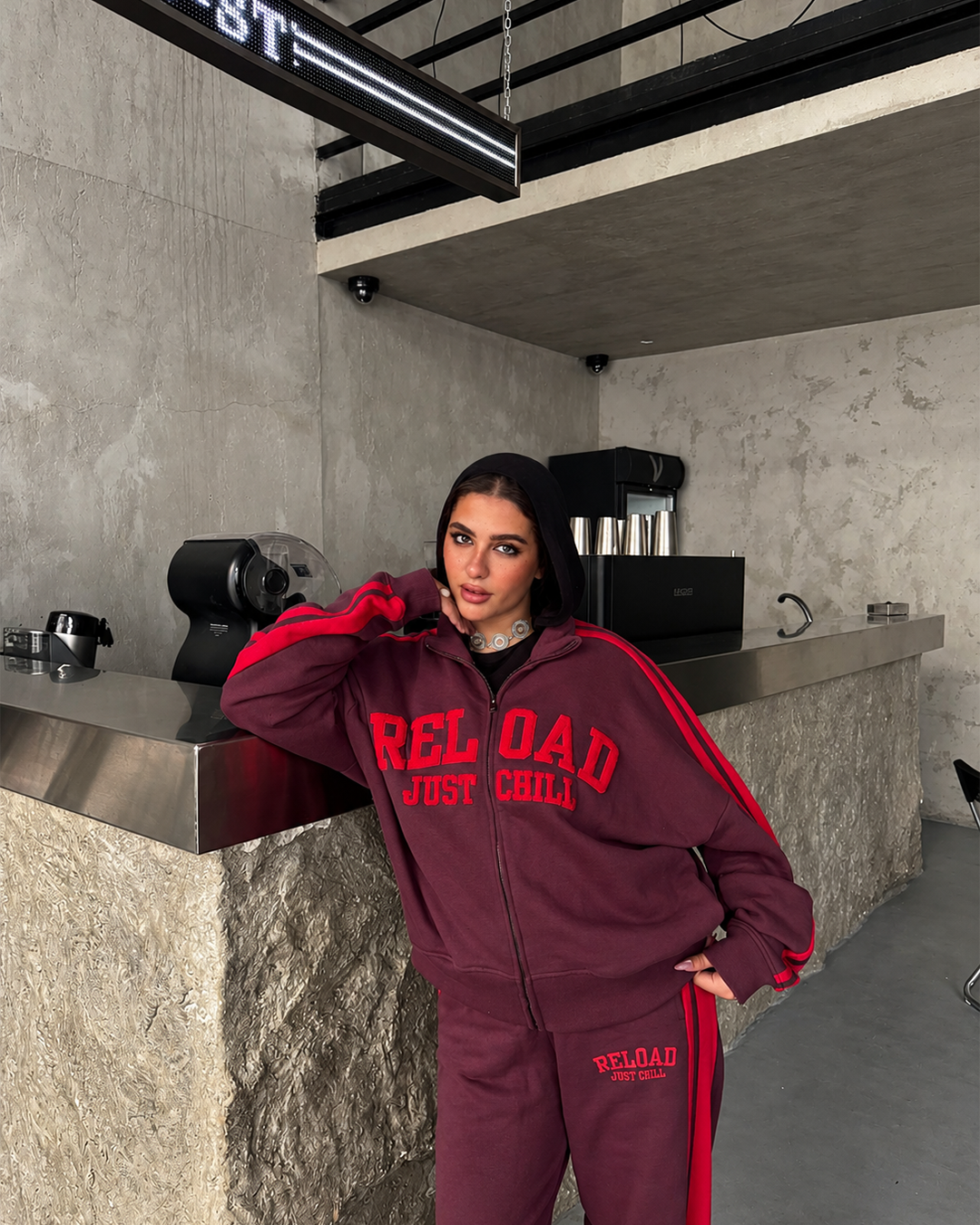 Reload Striped Wide-Leg Tracksuit