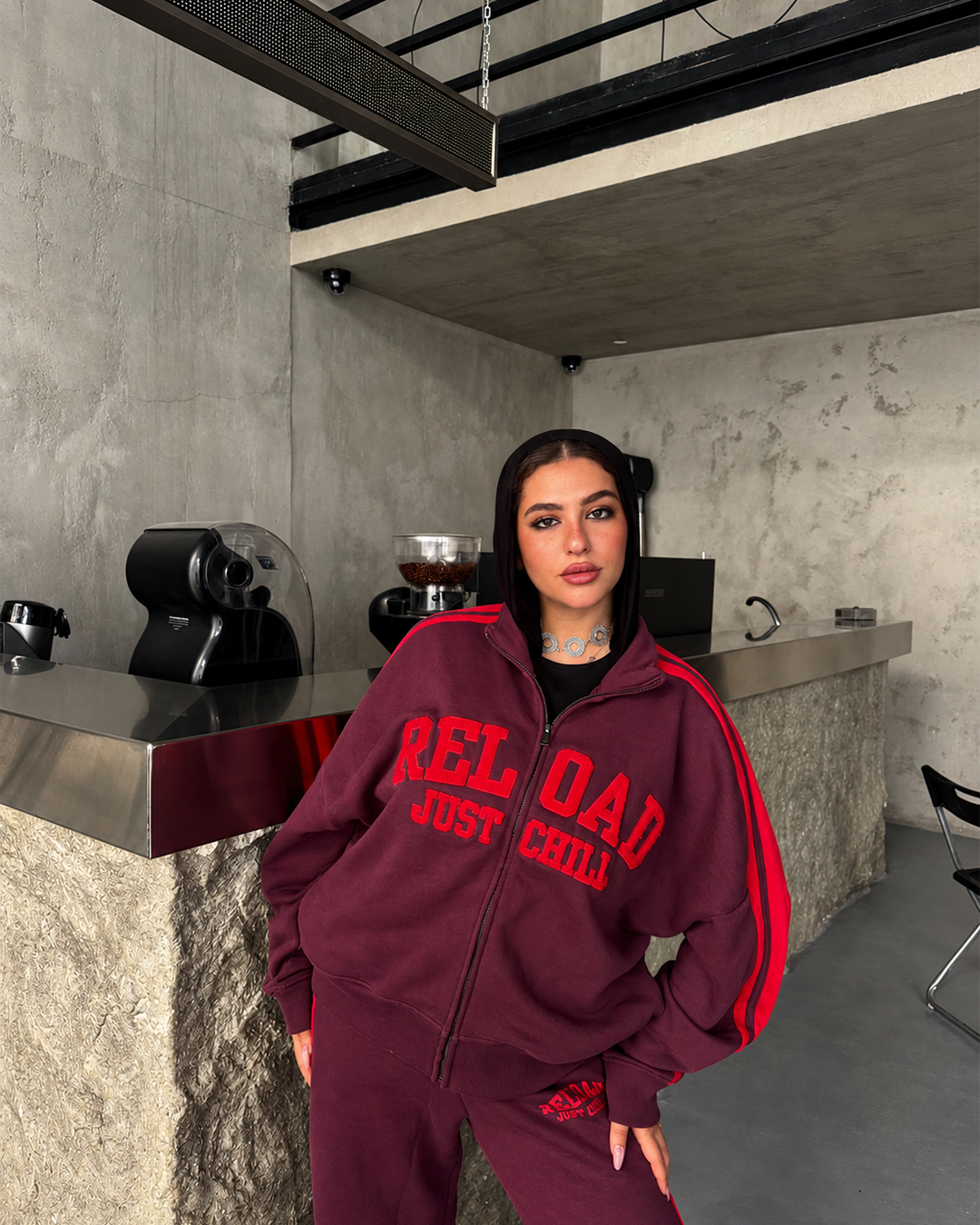 Reload Striped Wide-Leg Tracksuit