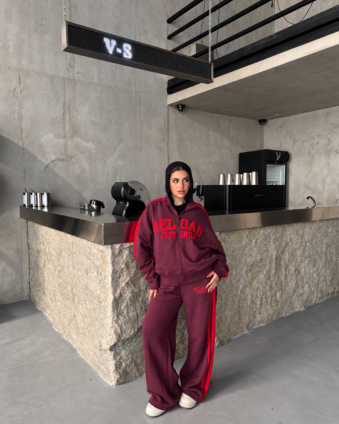 Reload Striped Wide-Leg Tracksuit