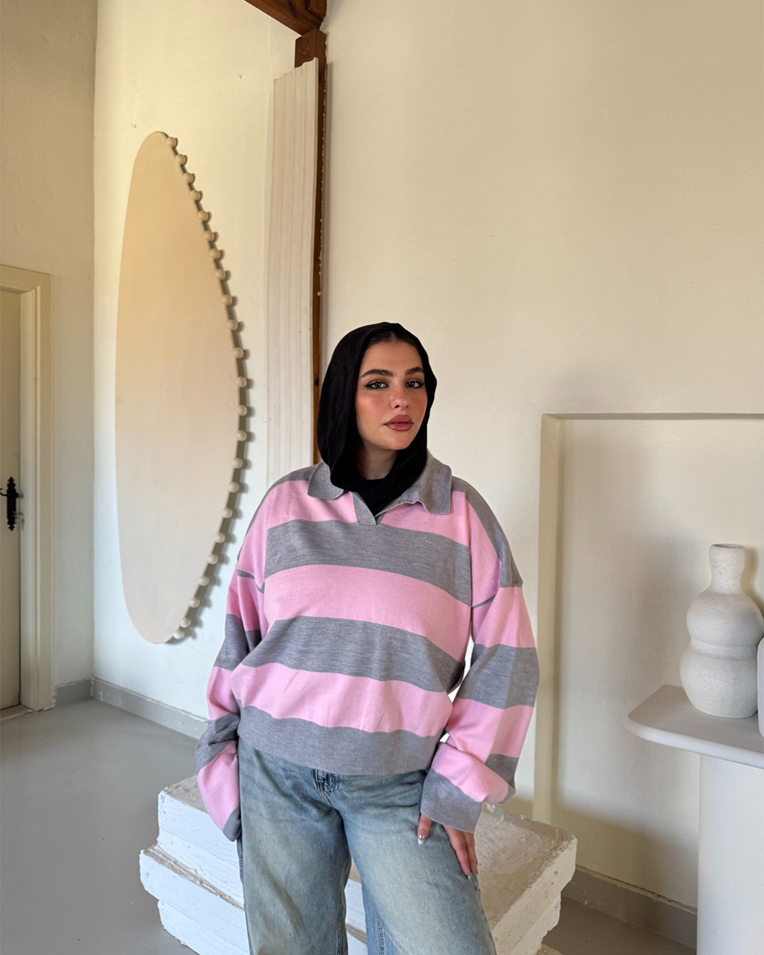 Striped Rugby Sweater