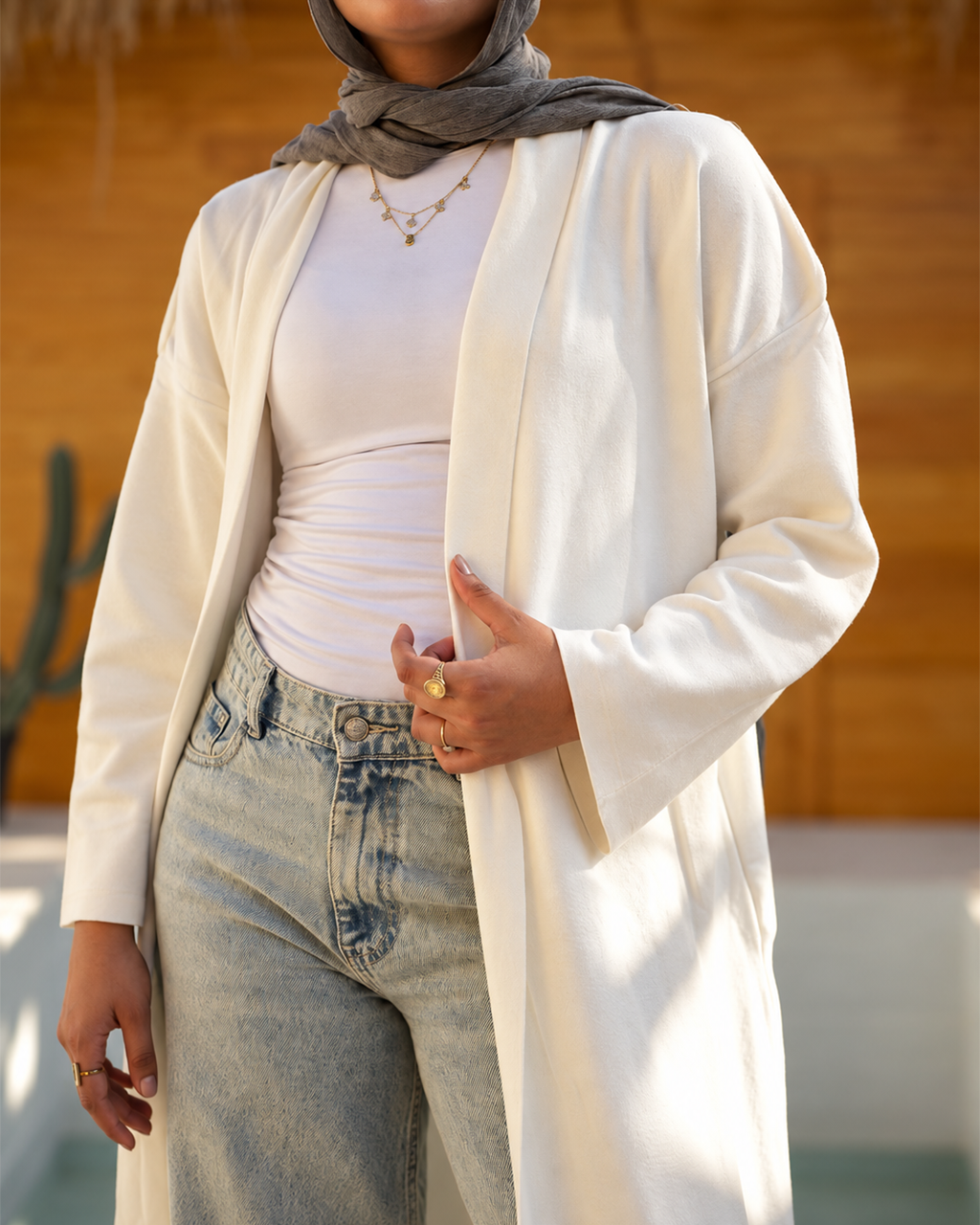 Longline Knit Cardigan