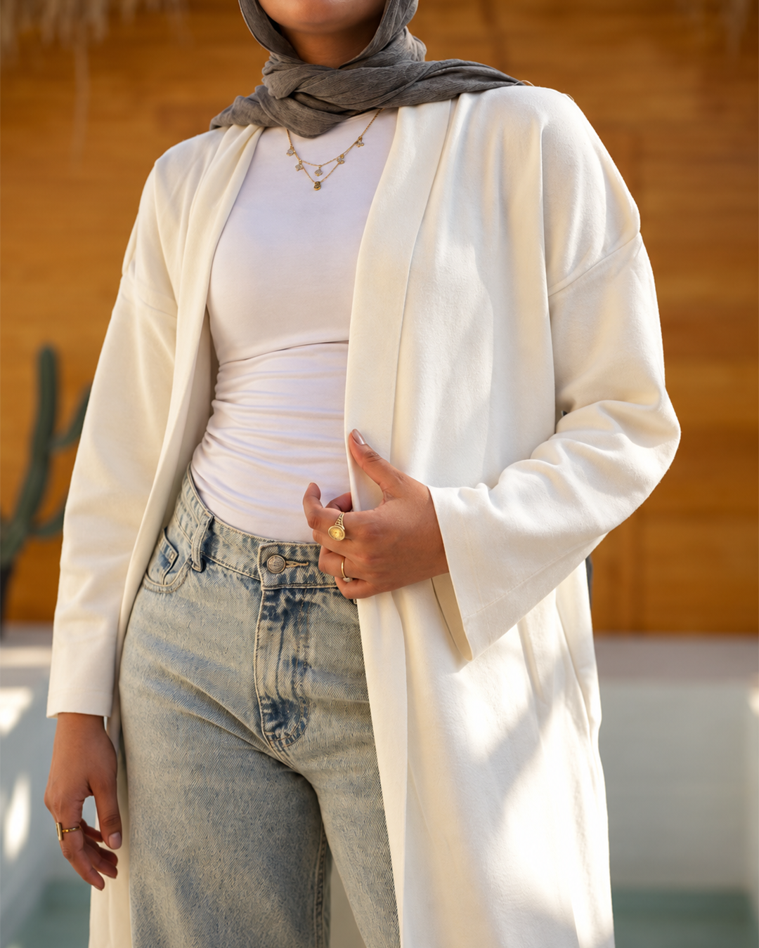 Longline Knit Cardigan